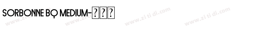 Sorbonne BQ Medium字体转换